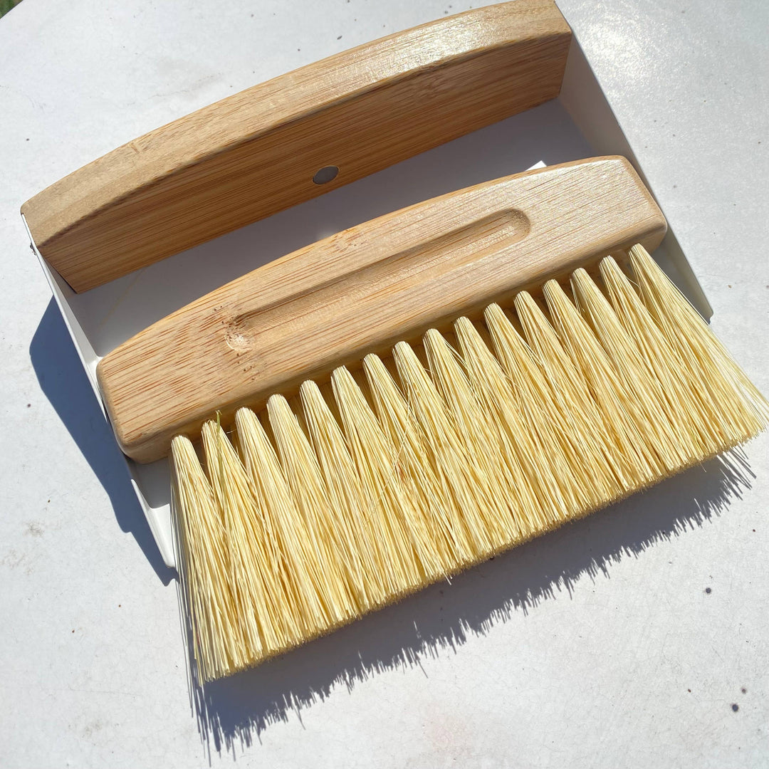 Bamboo Dust Pan and Brush