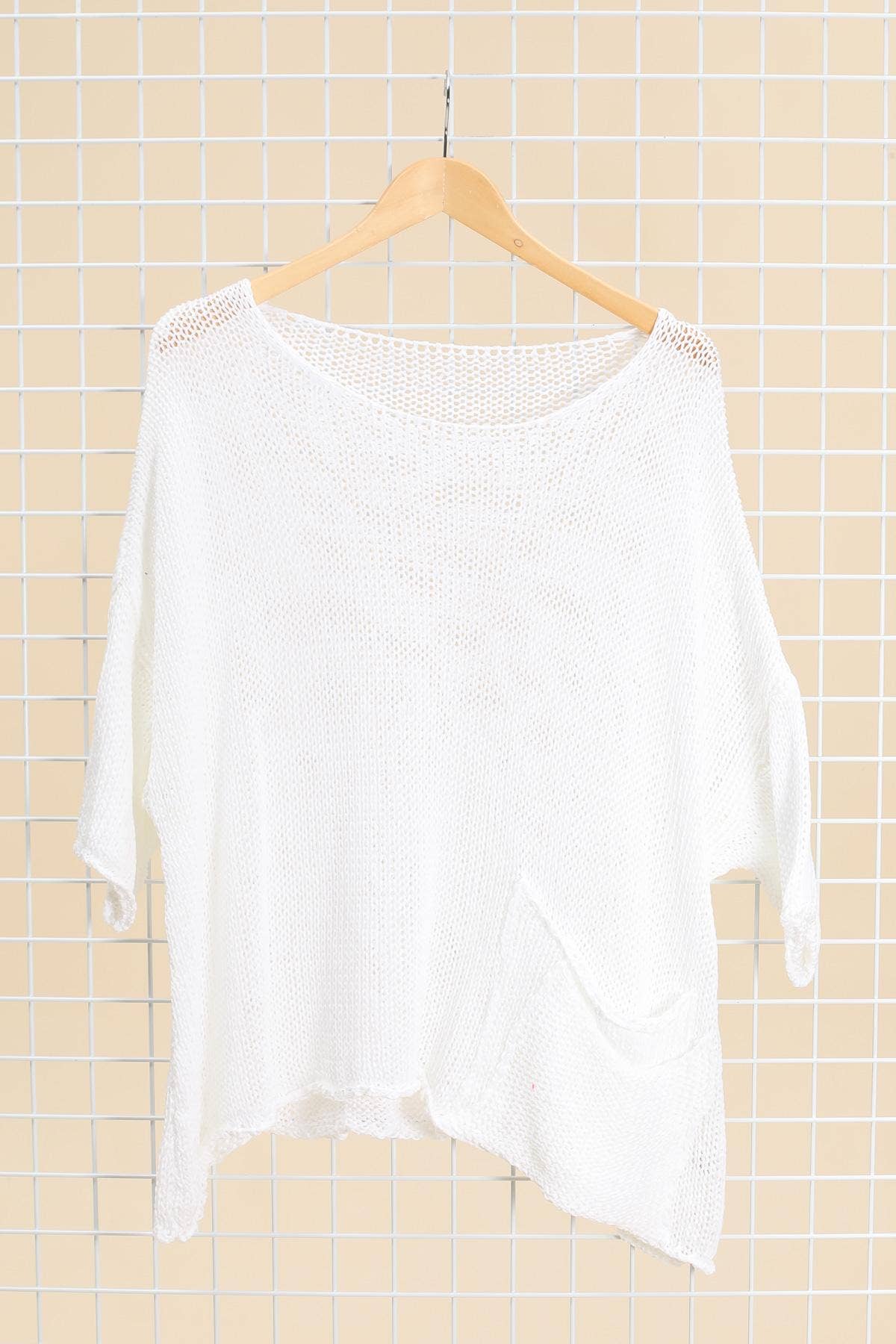 La Maison des Fibres Naturelles Cotton Sweater Top - Simple Good