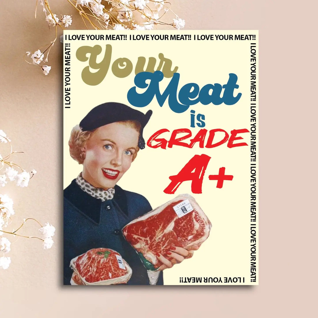 I Love Your Meat Card