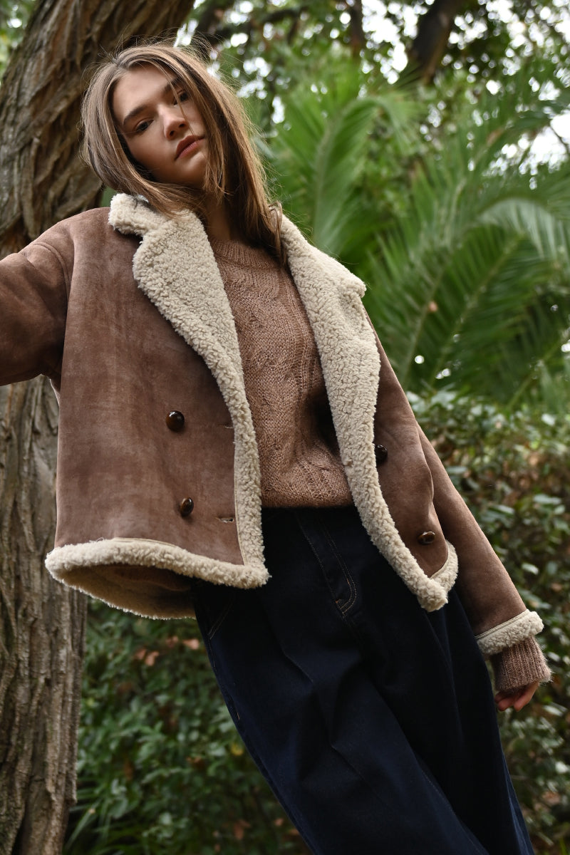 Shearling Aviator Jacket