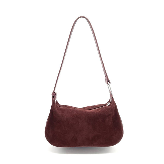 Adjustable Handle Suede Purse