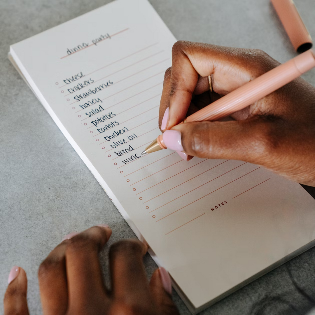 Color-block List Notepads - Softcover Set of 3