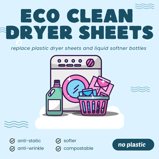 Bulk Eco Clean Dryer Sheets - Fresh Linen