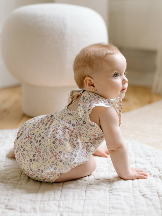 Organic Baby Sommer Floral Romper