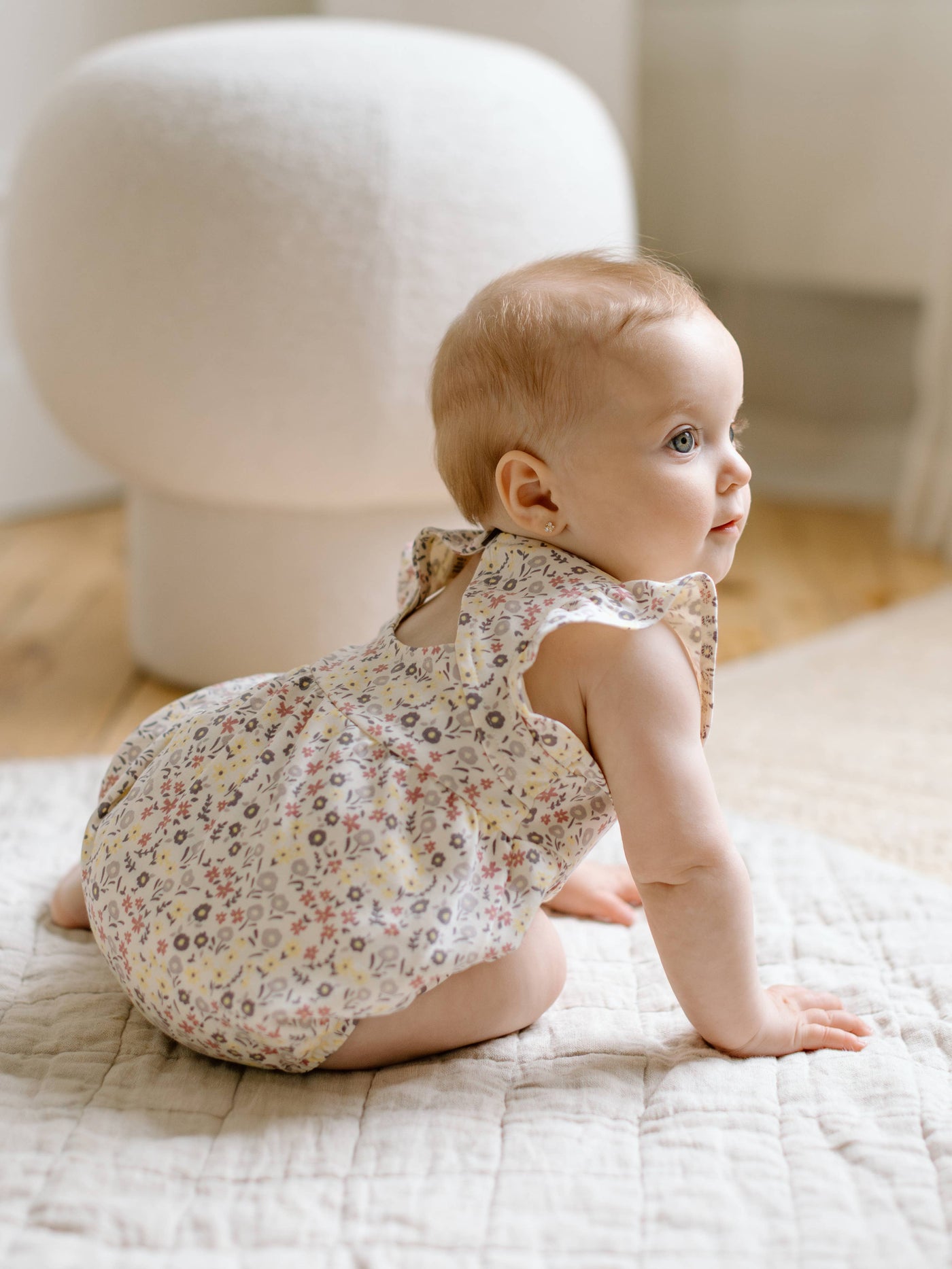 Organic Baby Sommer Floral Romper