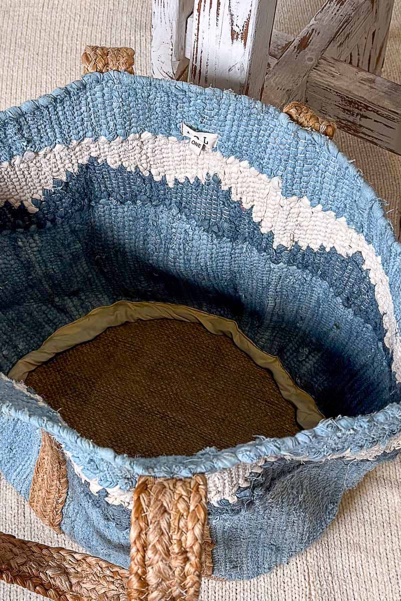 Multi Wave Handwoven Tote Bags