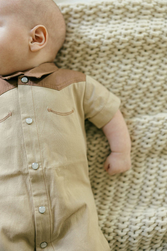 Organic Western Short Sleeve Coverall