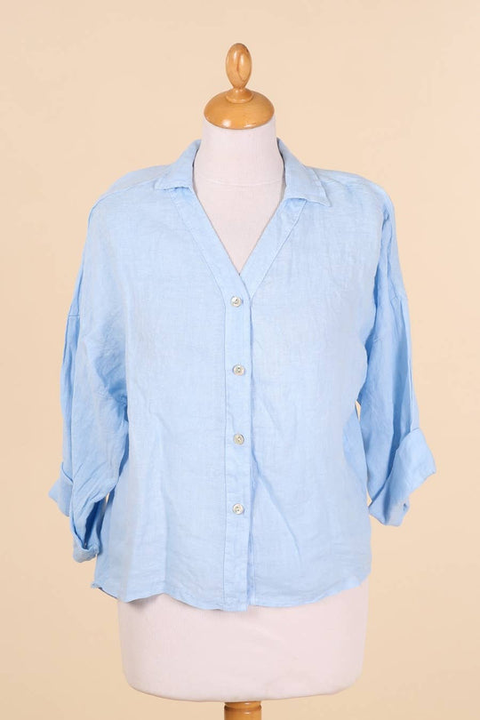Standard Italian Linen Button Up
