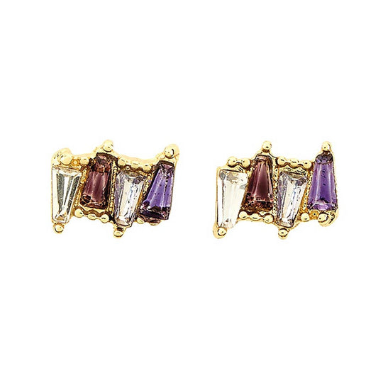 Treasure Box Earrings - Lavender