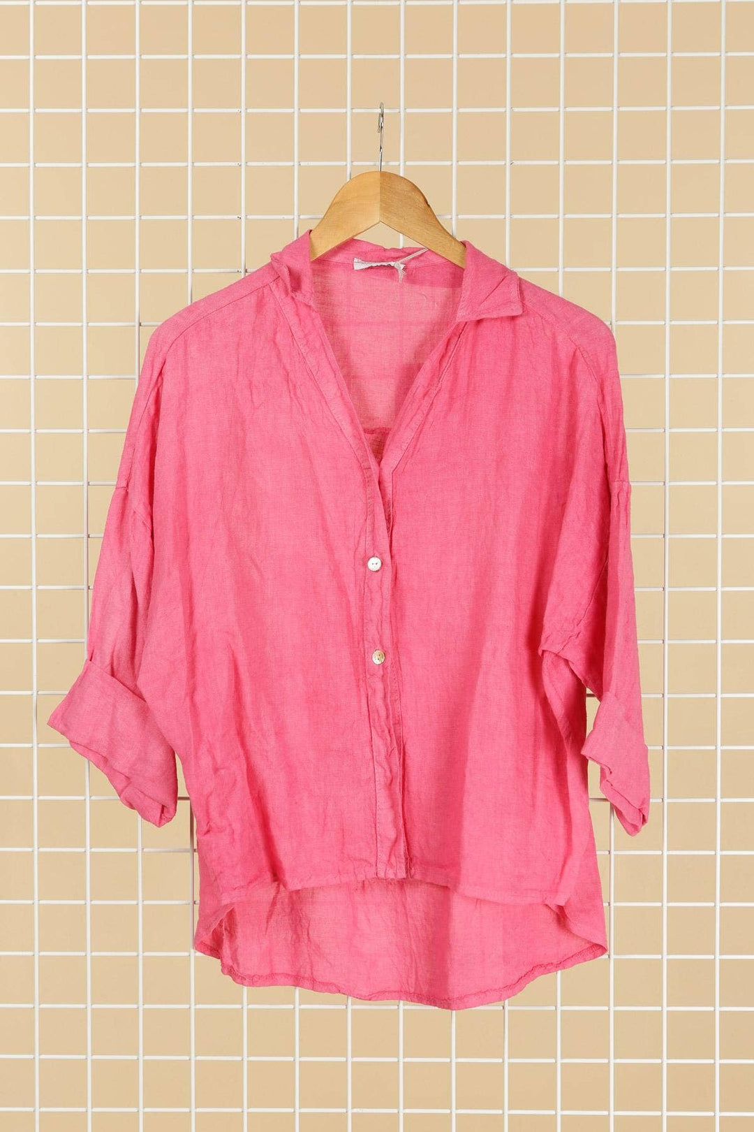 Standard Italian Linen Button Up