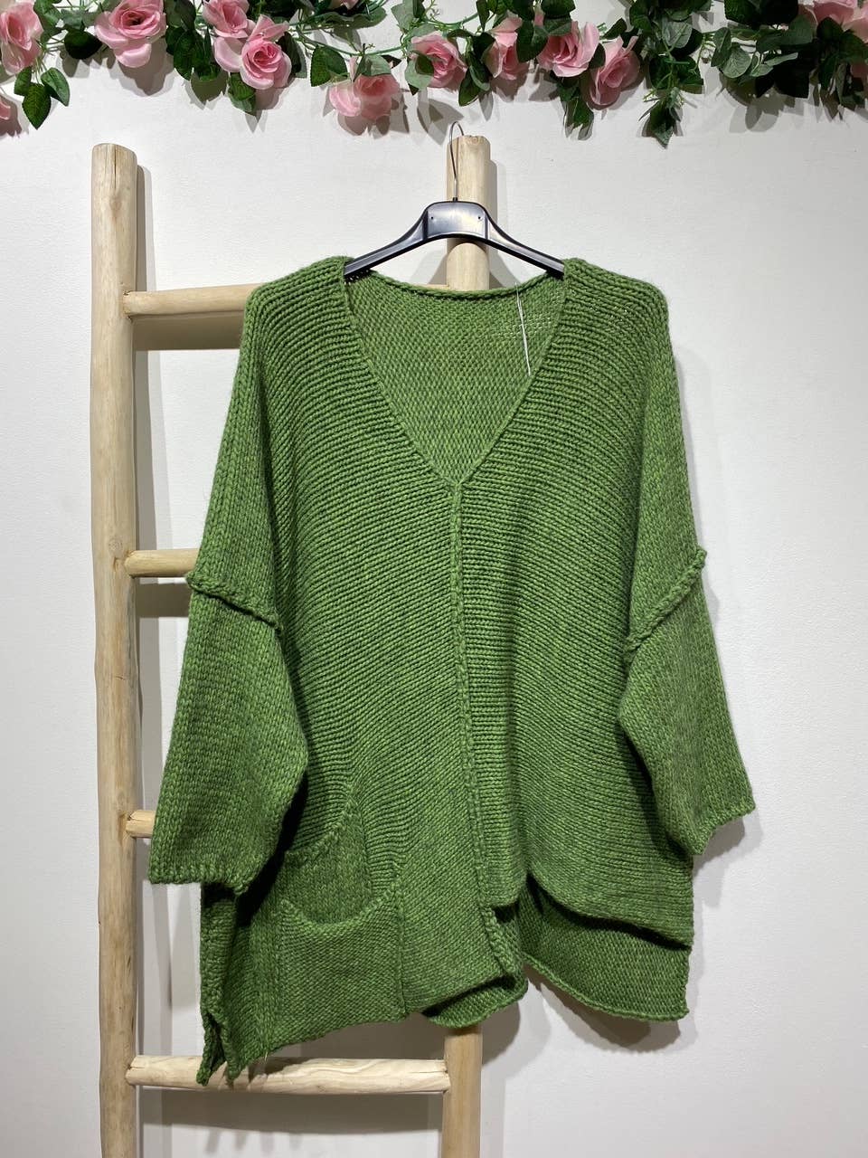 Alpaca Blend Asymmetrical Sweater