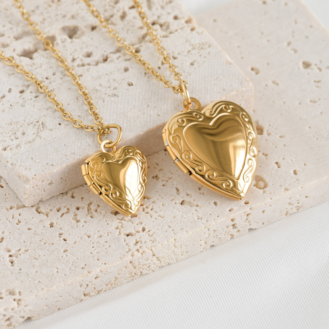 Vintage Heart Locket Necklace