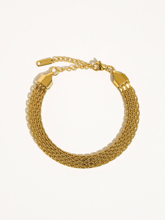 Caden 18K Gold Plated Non-Tarnish Bold Chain Bracelet