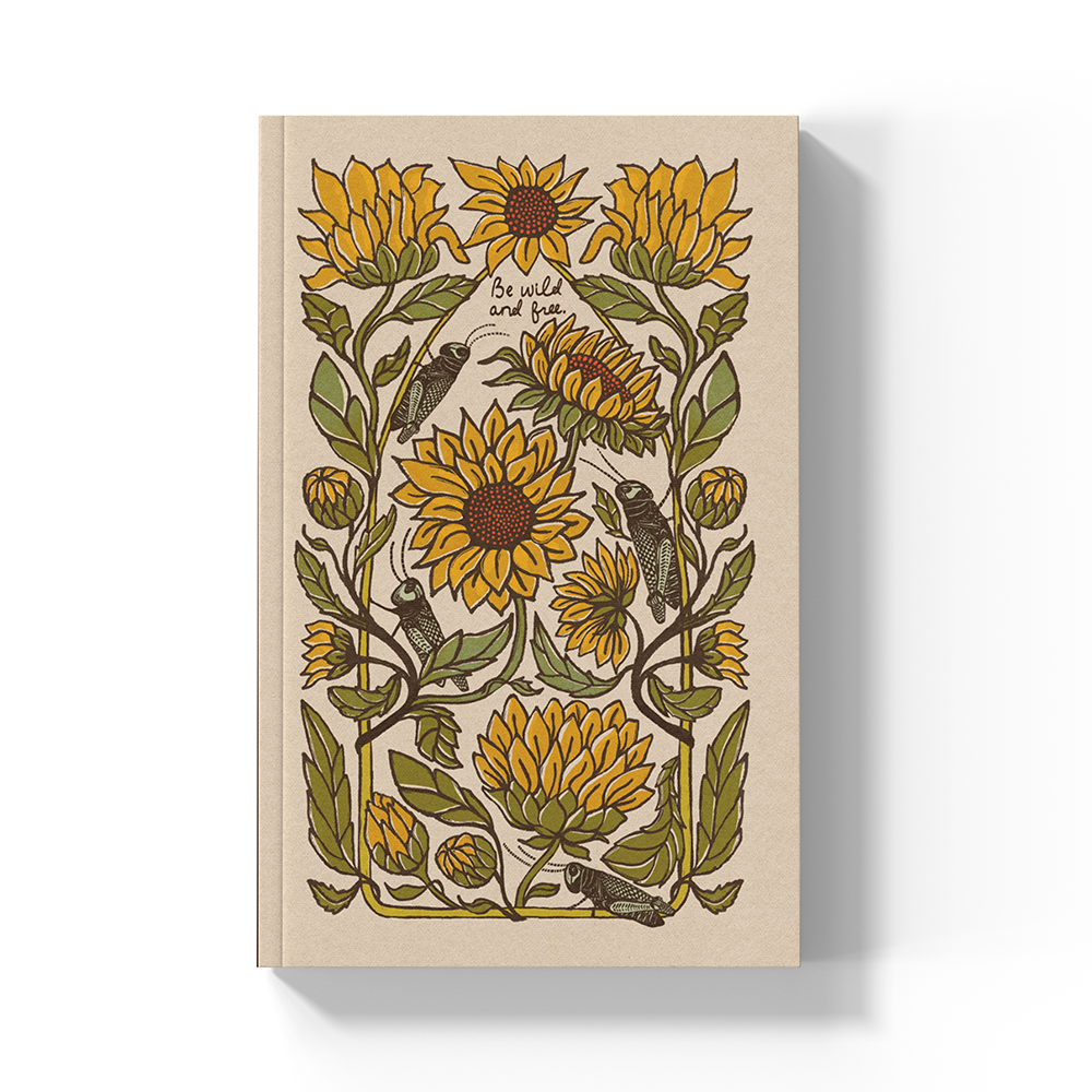 Sunflower Soft Touch Classic Layflat Notebook