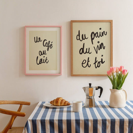 Du Pain Du Vin And You Handwritten Print
