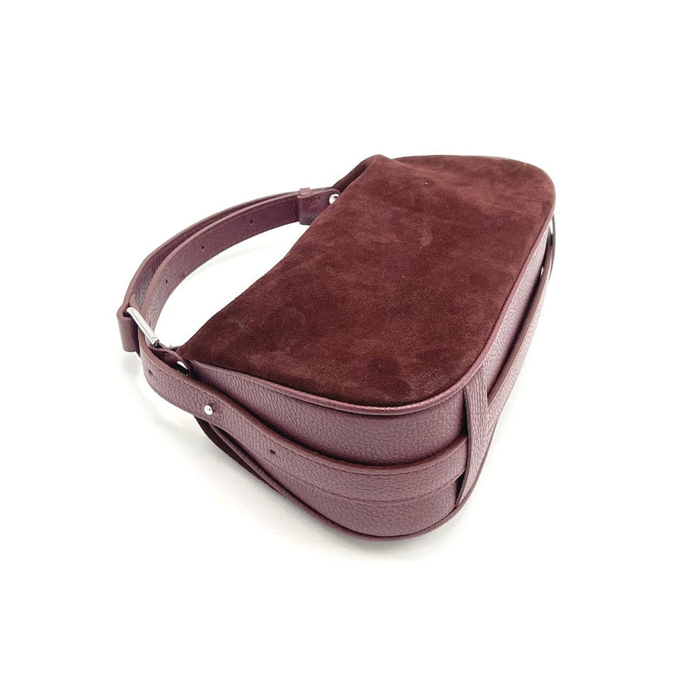Adjustable Handle Suede Purse