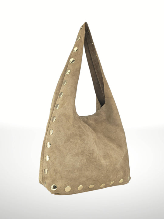 Sonia Suede Hobo Bag