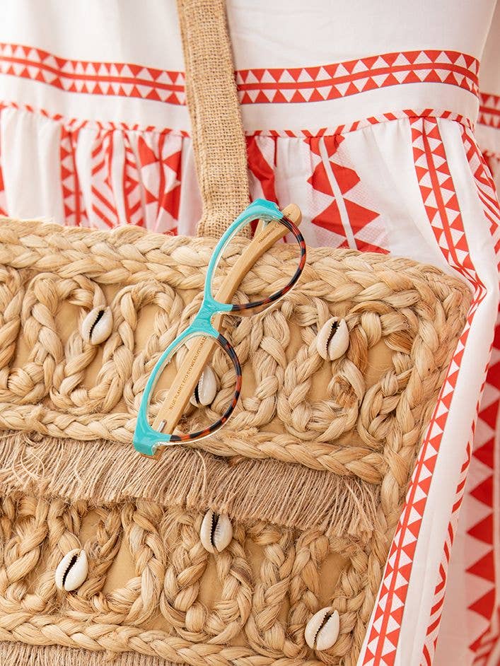 Lucia Reader -Turquoise To Tortoise /Natural Bamboo