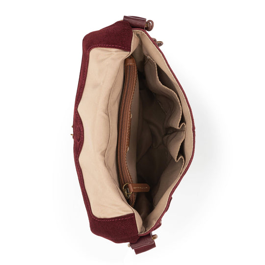 Silverlake Flap Crossbody Suede