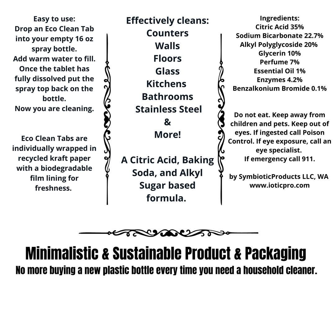 Eco Clean Tabs- All-Purpose Cleaner