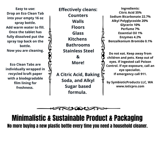 Eco Clean Tabs- All-Purpose Cleaner