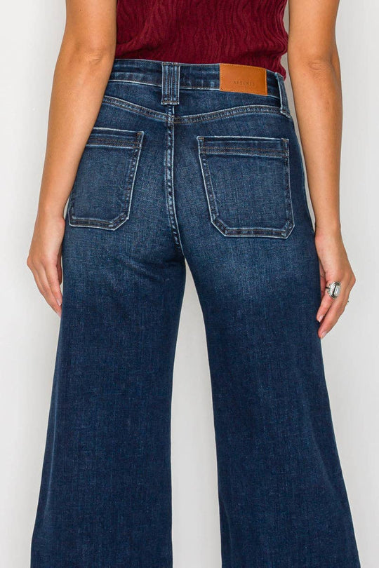 Tummy Control High Rise A Line Jeans