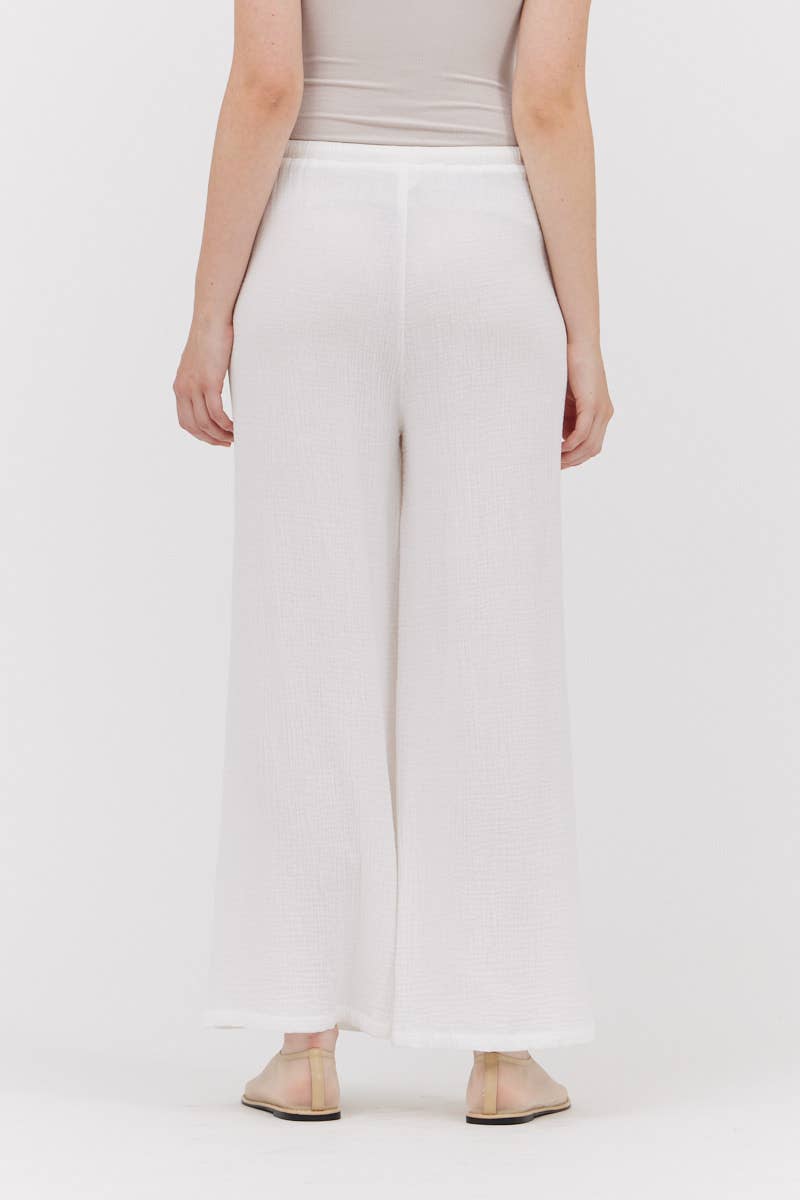 Long Line Gauze Pants