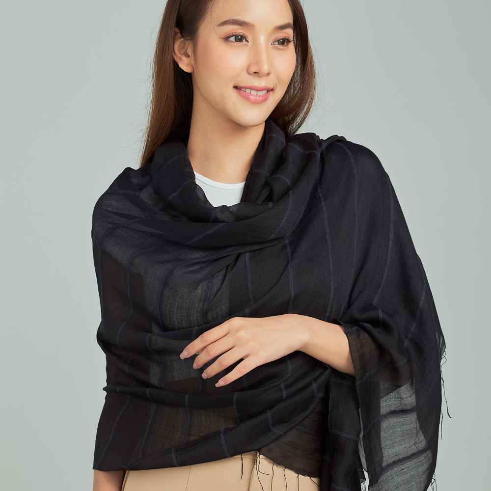 Silk & Linen Blend Scarf