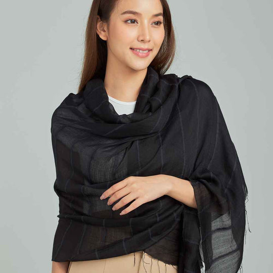 Silk & Linen Blend Scarf
