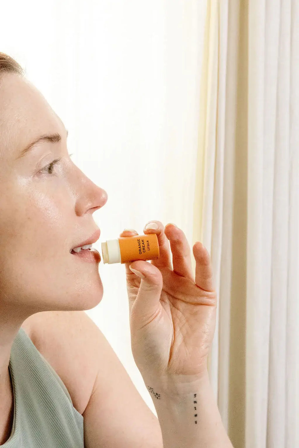 Orange Cream Organic Lip Balm / 0.3 oz Biodegradable Tube