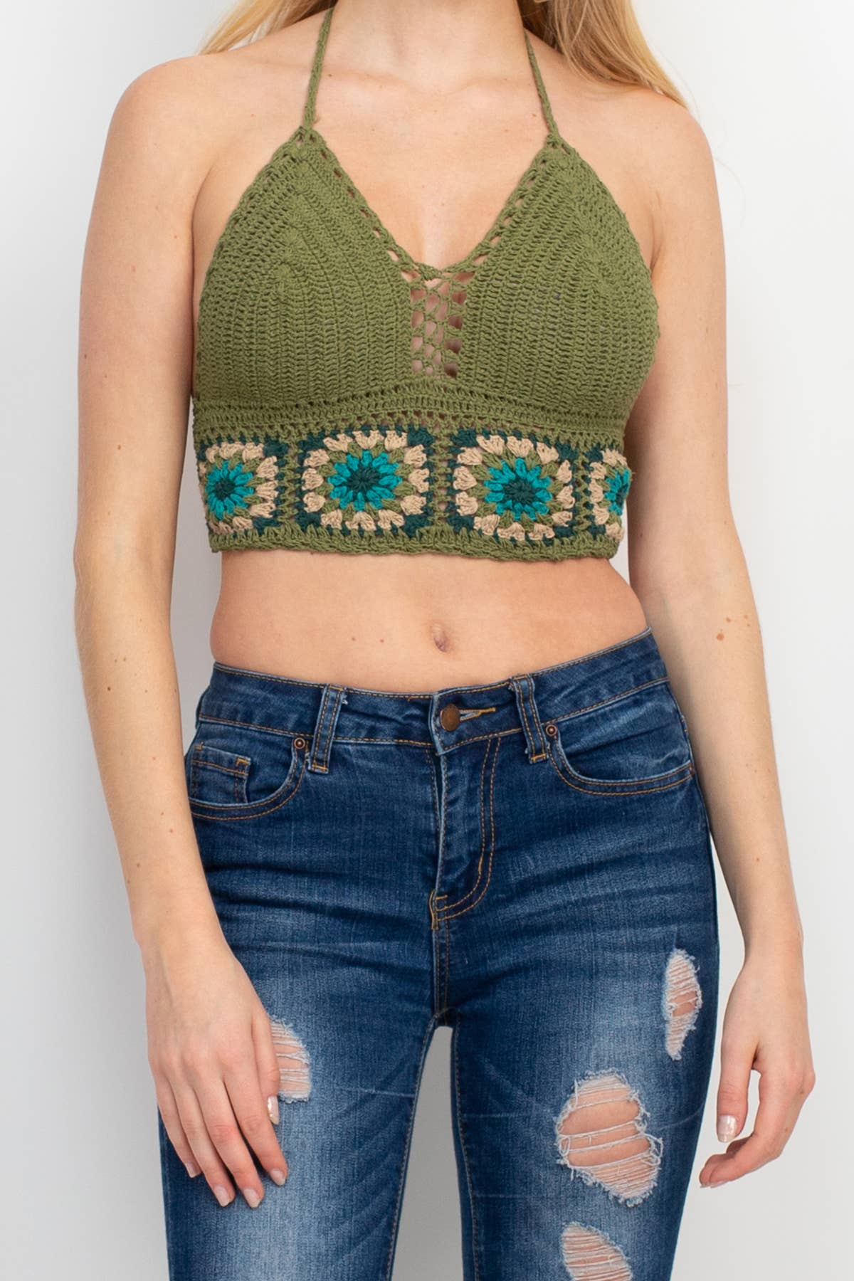 Granny Square Crochet Top
