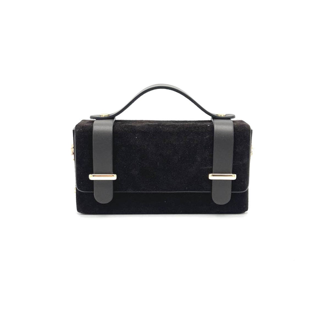 Genuine Italian Suede Mini Clutch