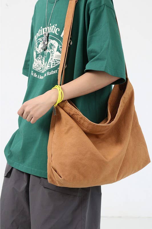 Canvas Big Shoulder Bag