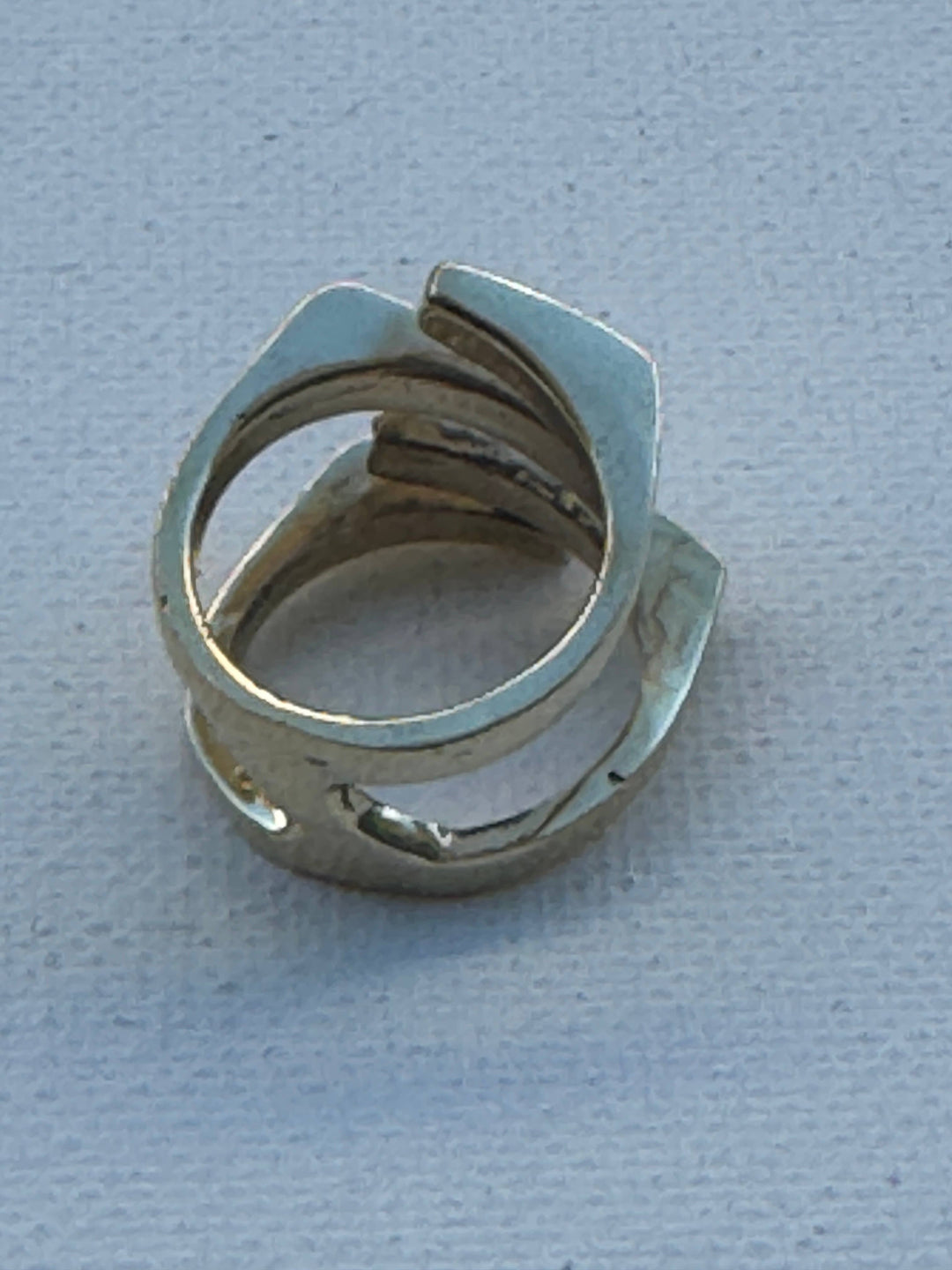 Architectural Wrap Brass Ring