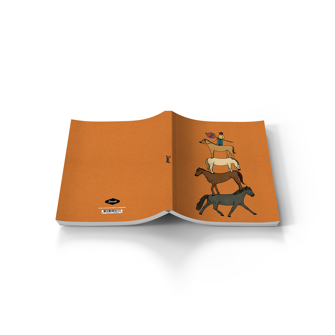 Hold Your Horses Soft Touch Classic Layflat Journal LFC2678L