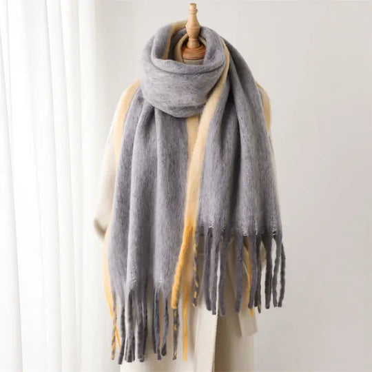 Colorblock Winter Scarf