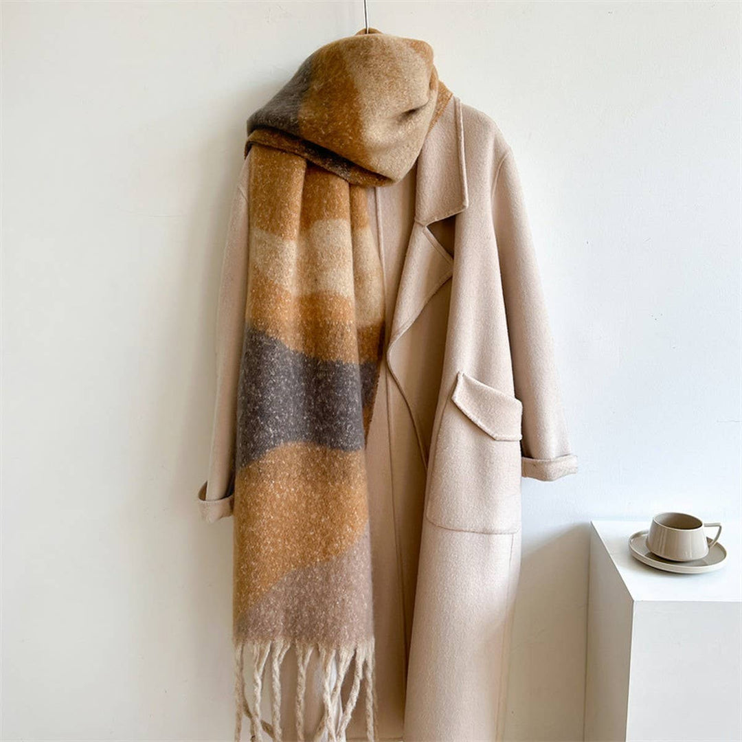 Colorblock Winter Scarf
