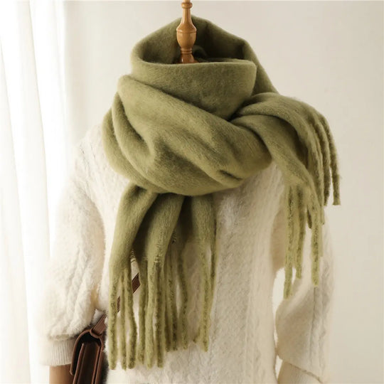 Colorblock Winter Scarf