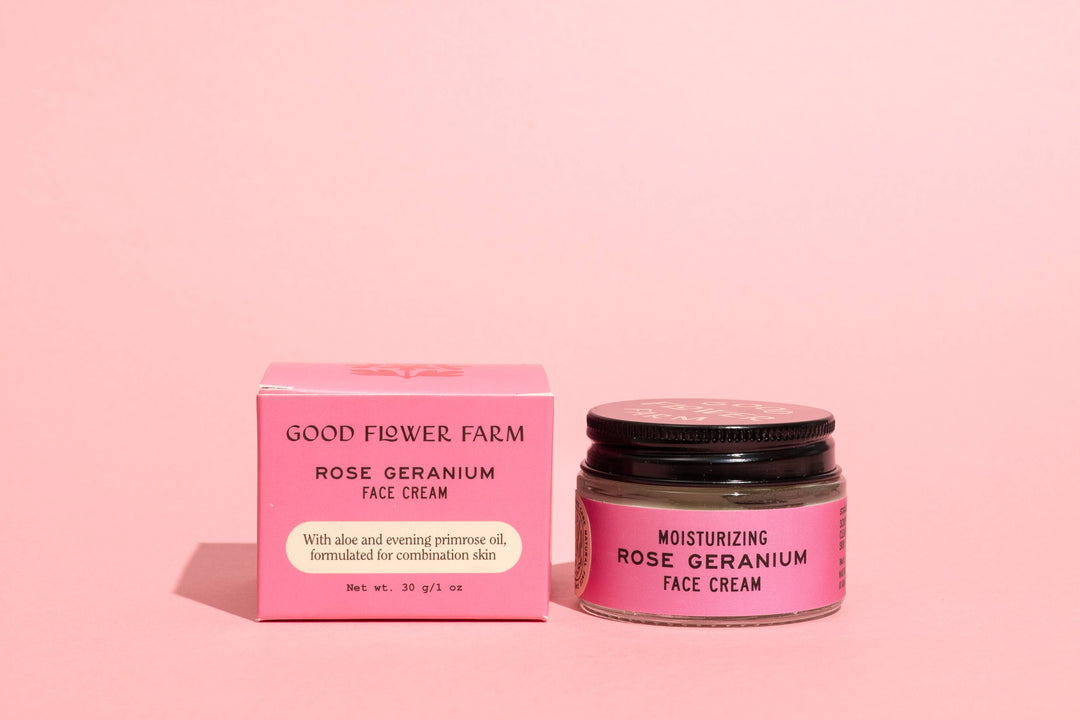 Rose Geranium Organic Herbal Face Cream