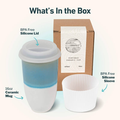 Lagoon Ceramic Travel Cup 16oz