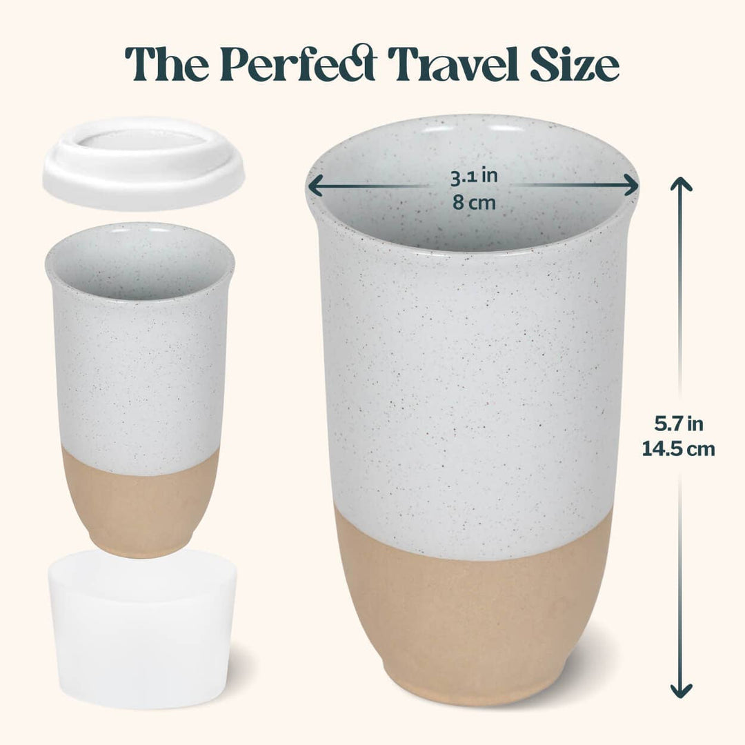 Dune 16oz Ceramic Travel Mug