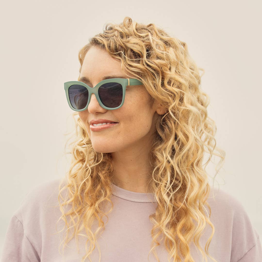 Biscayne - Soft Sage Green Sunglasses