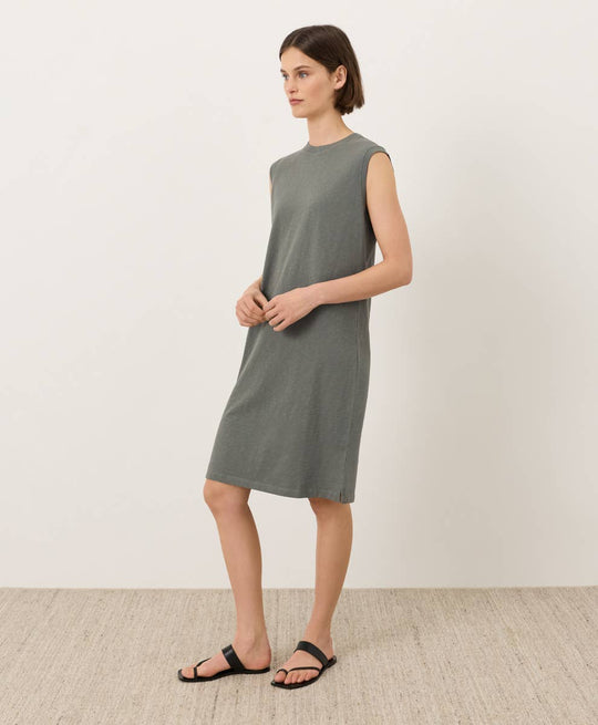Soft-Slub Essential Easy Muscle Tee Dress