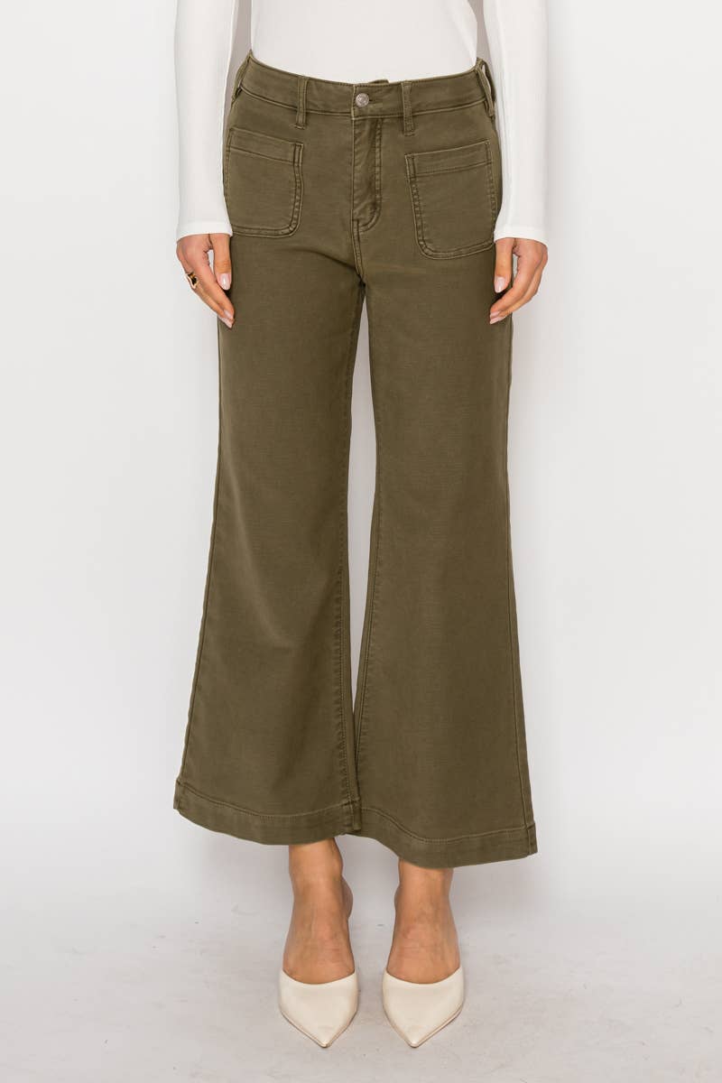 High Rise Palazzo Jeans