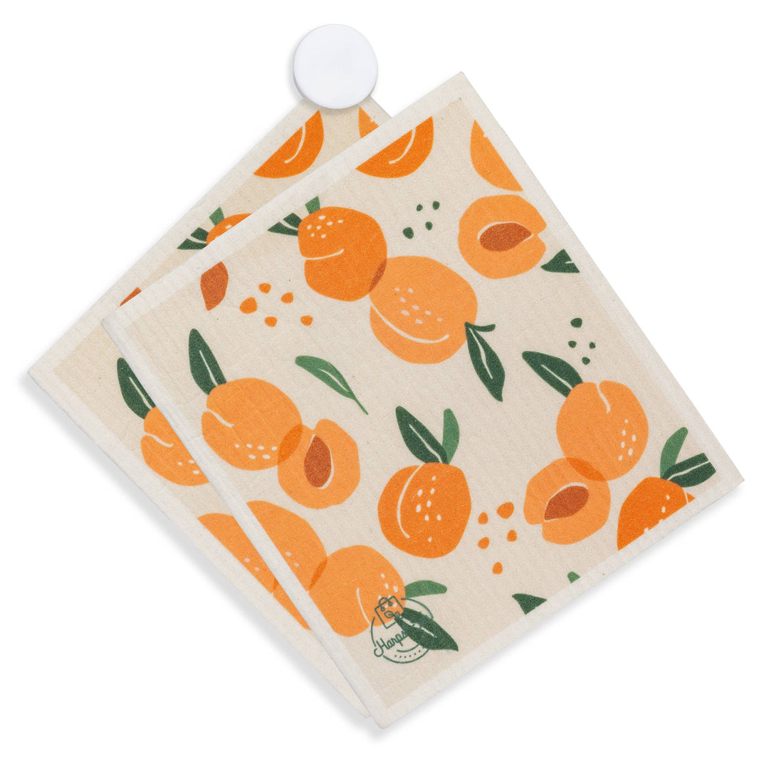 Peaches Swedish Dish Cloth