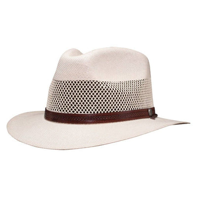 American Hat Makers Milan - Womens Straw Fedora Hat - Simple Good