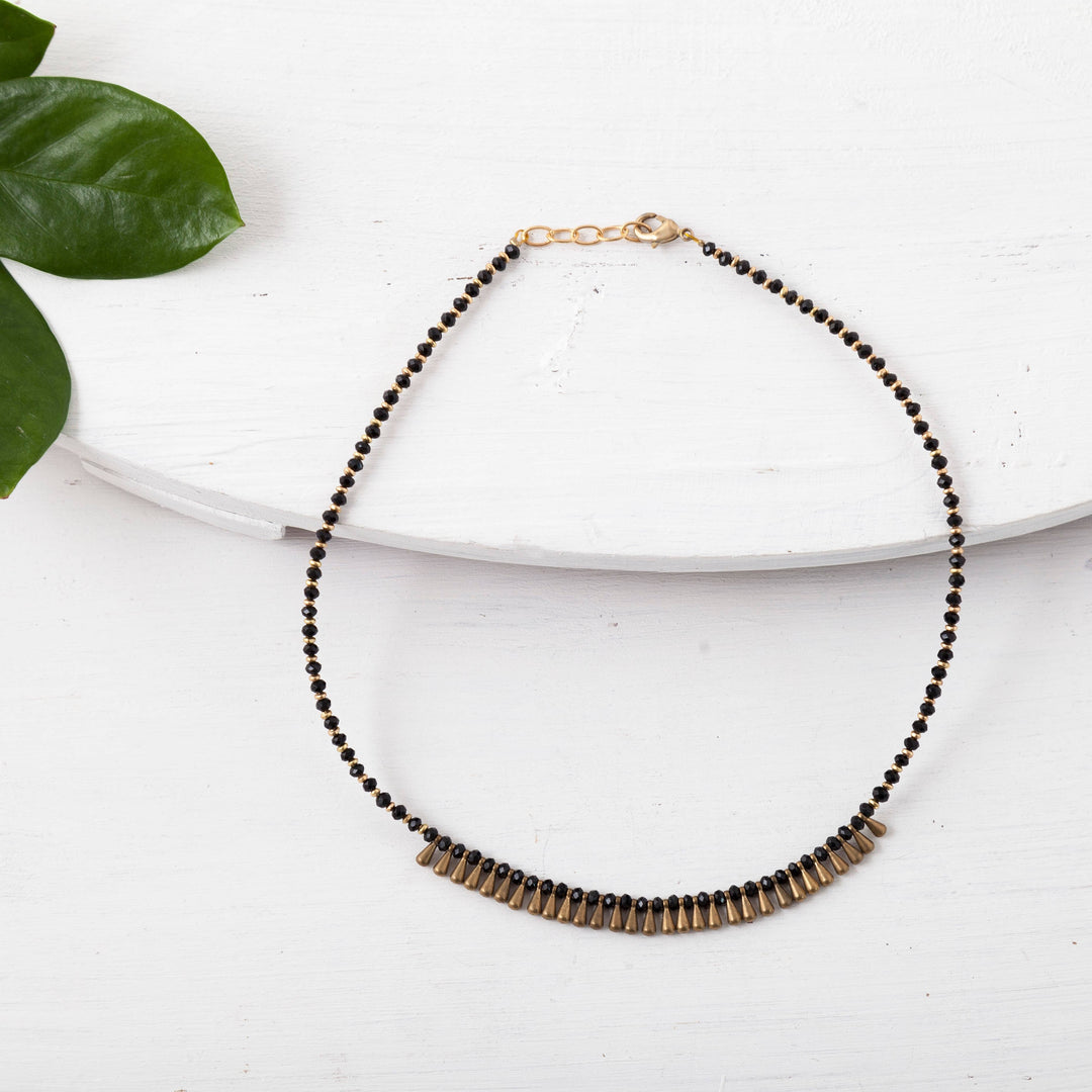 Beaded Dew Drop Necklace