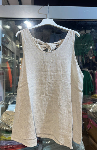 Tank Top with Tie in Back