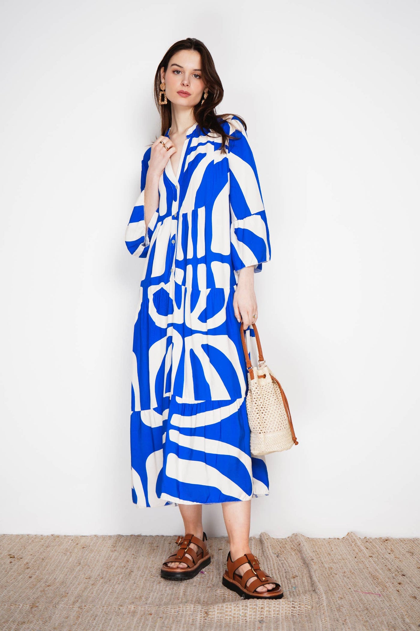 Vibrant Printed Dress