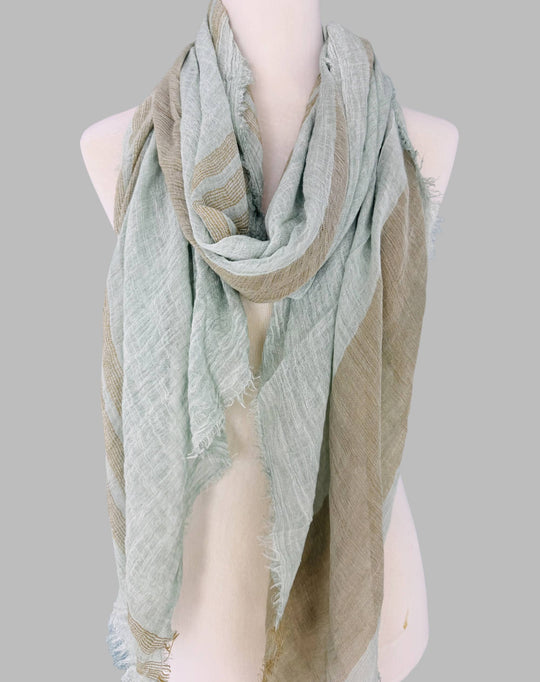 Stonewash Vintage Feel Frayed Scarf